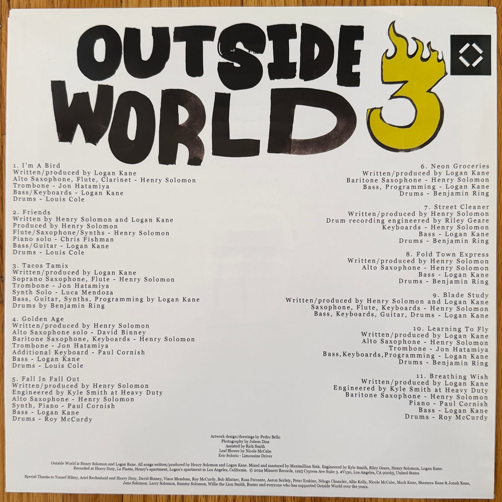 Outside World 3 Vinyl (2024)